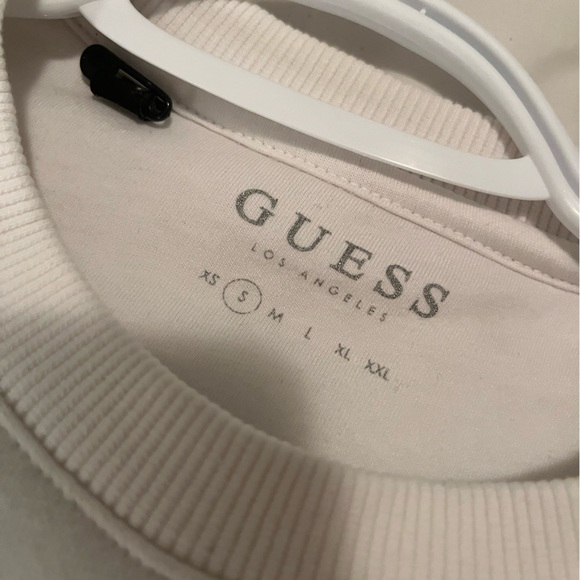 Black and white guess sweater with logo - Picture 4 of 5